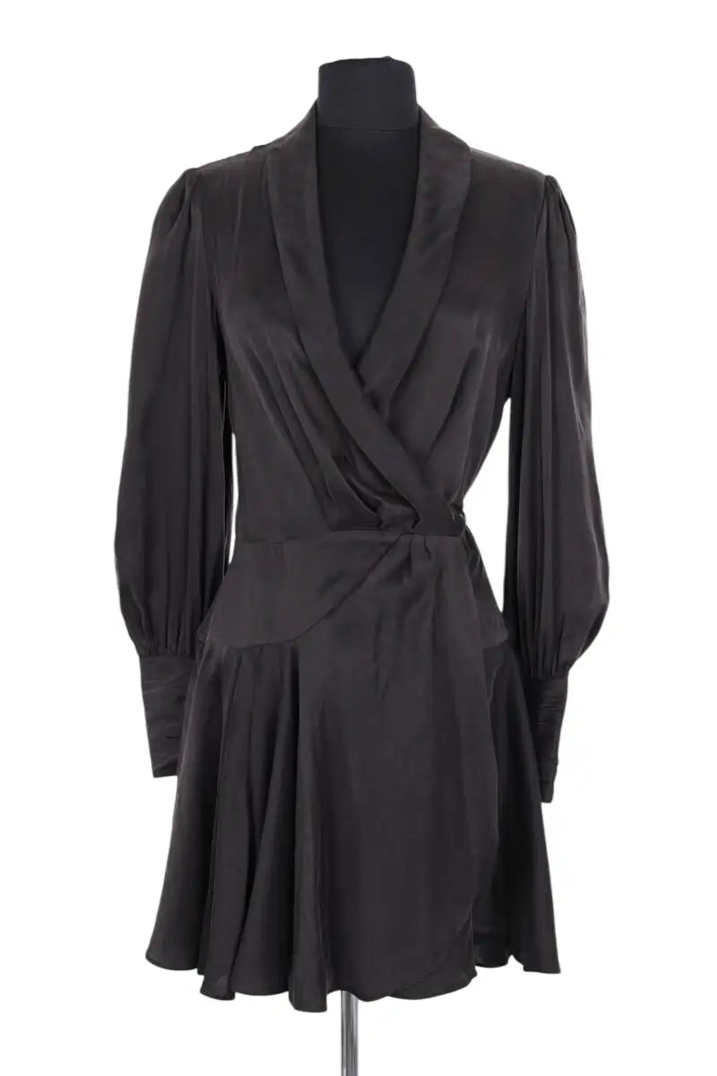 Robe Zimmermann Noir en Soie, taille XS - Seconde Main