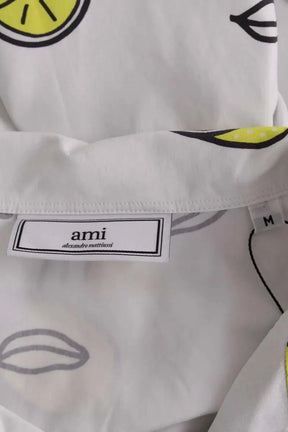 Chemise Ami Blanc en Coton
