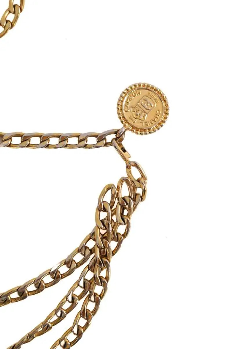 Ceinture chaîne Chanel Doré en Métal