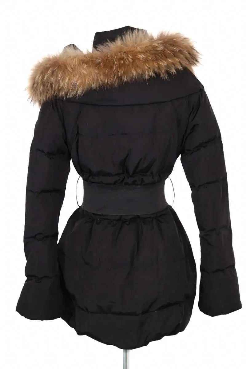 Doudoune Moncler Noir en Synthétique