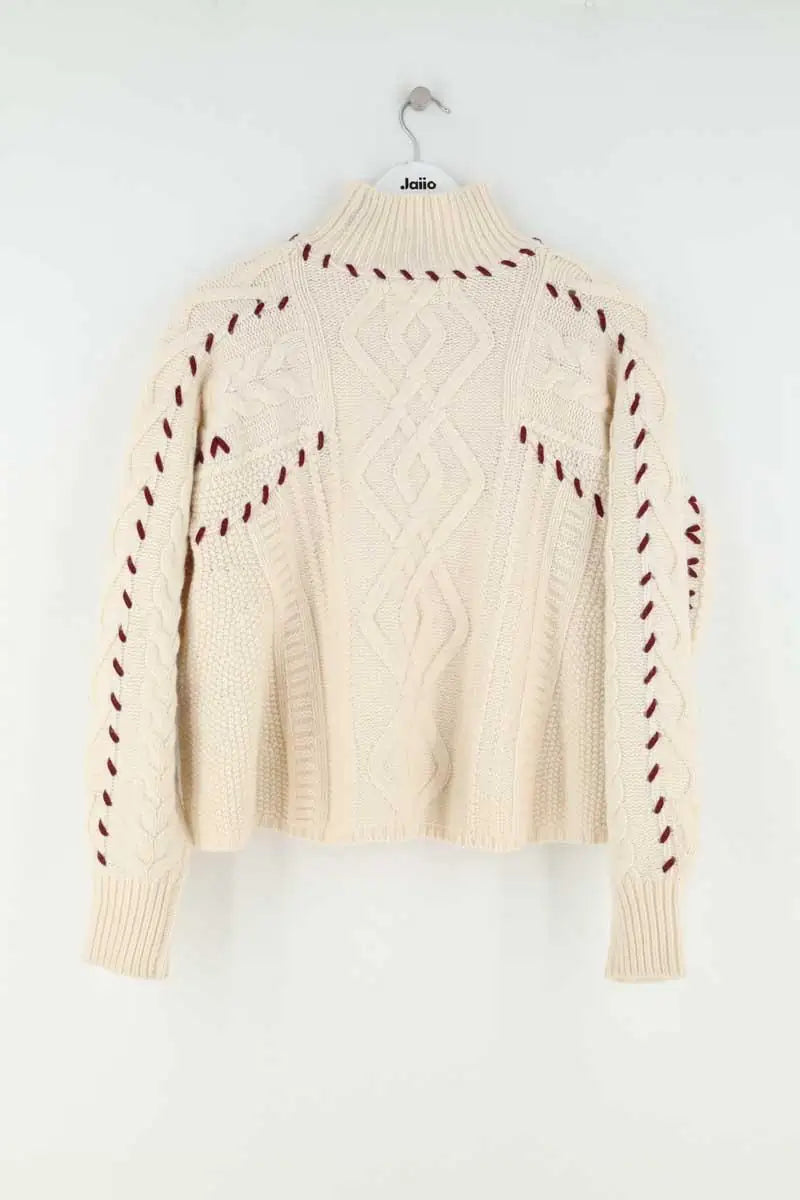 Pull Ba&Sh Ecru en Laine