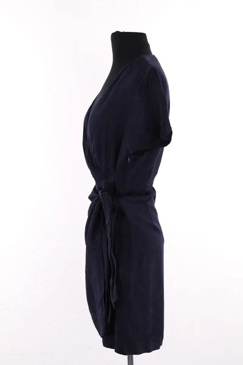 Robe Claudie Pierlot Marine en Viscose