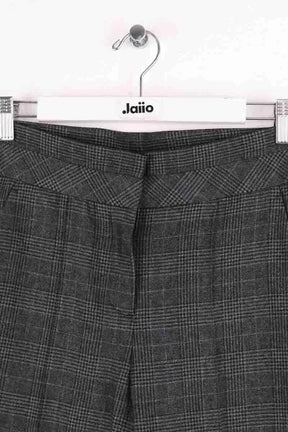 Pantalon droit Maje Gris en Laine