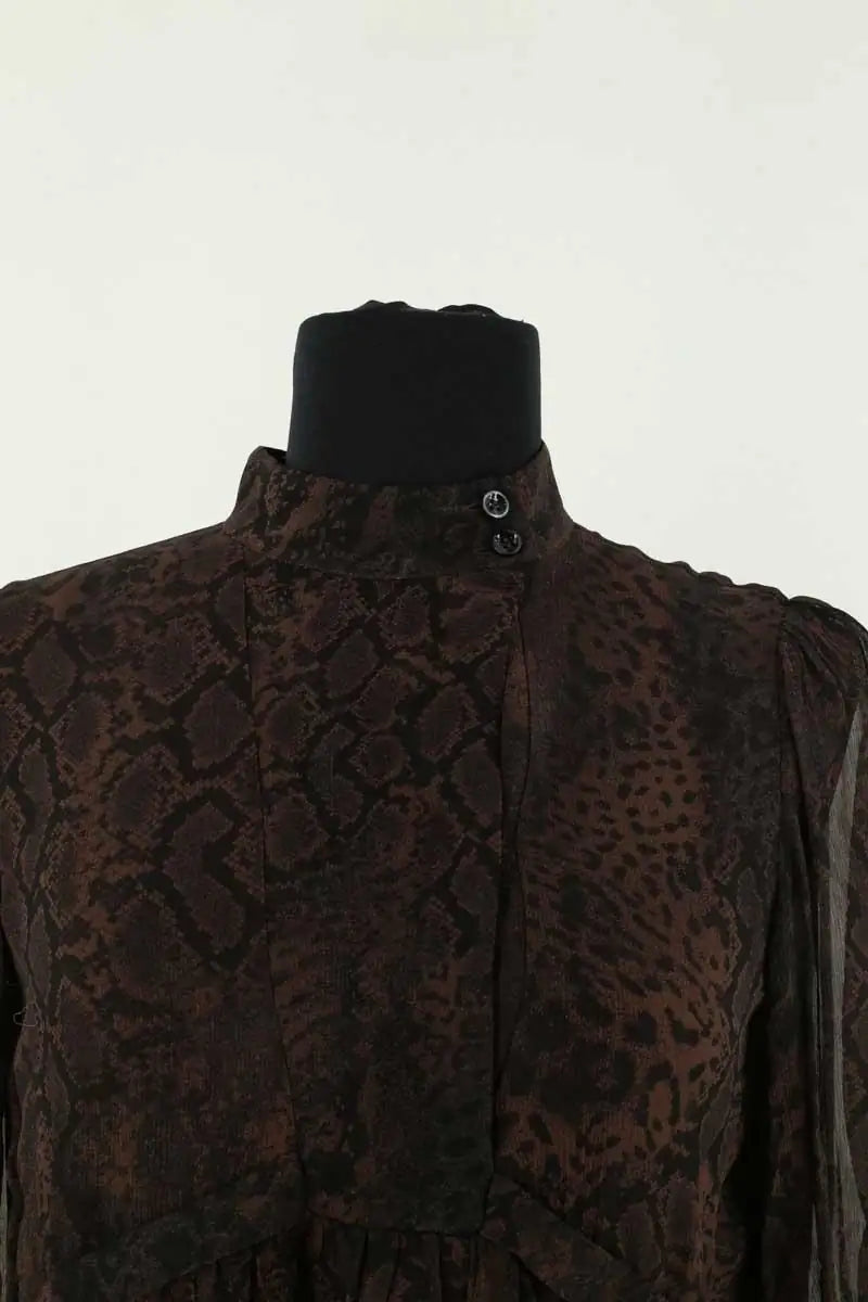 Robe Ba&Sh Marron en Synthétique