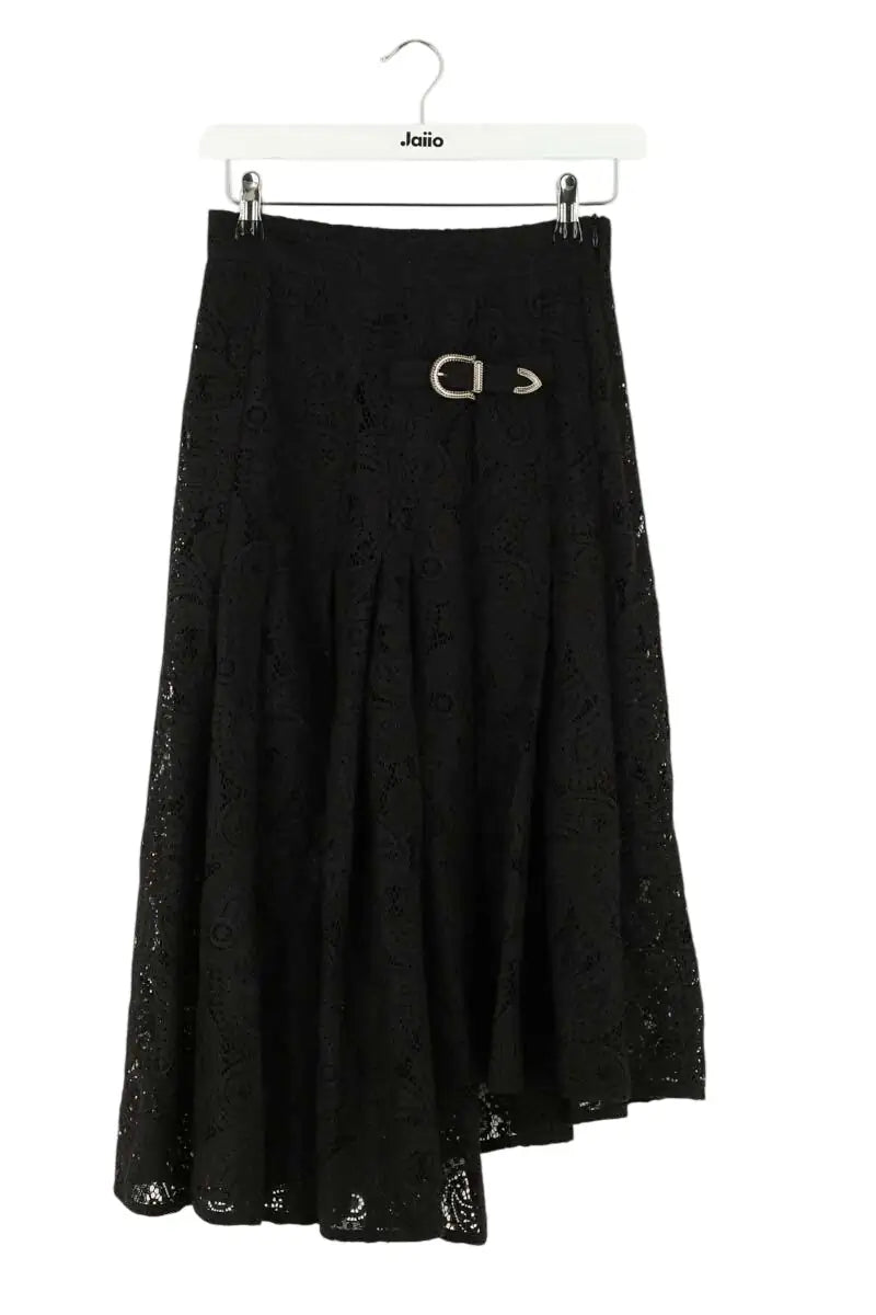 Jupe Maje Noir en Coton, taille S - Seconde Main