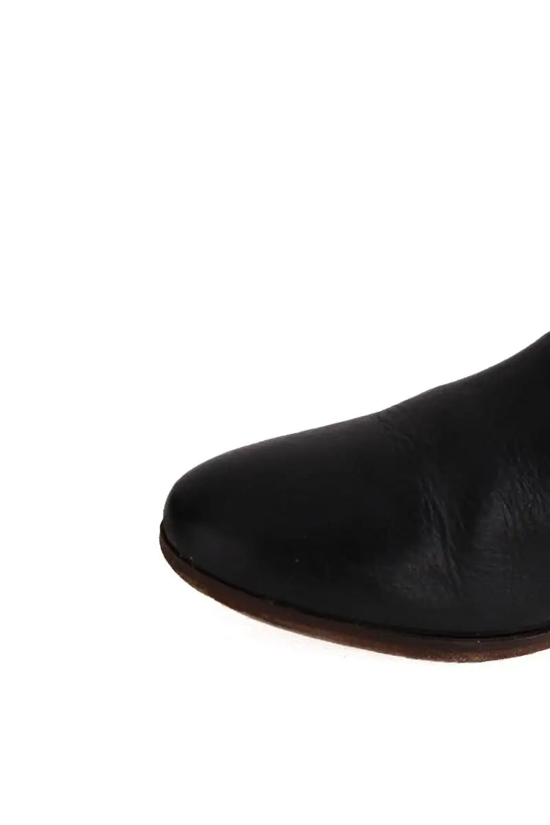 Boots Sézane Noir en Cuir