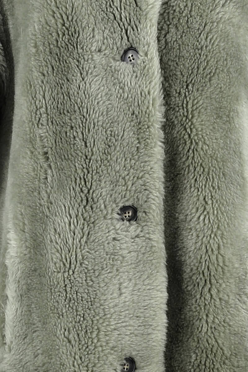 Manteau Yves Salomon  Vert