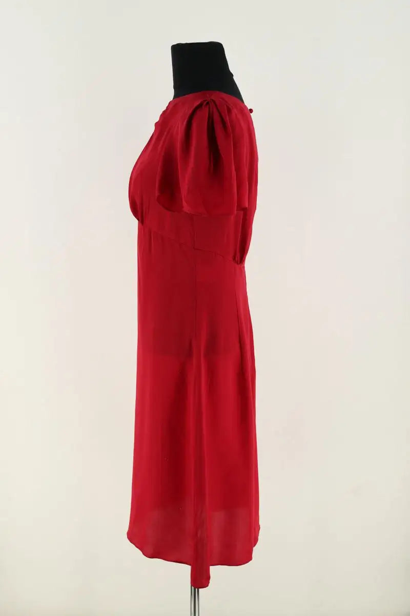 Robe Tara Jarmon Rouge en Soie