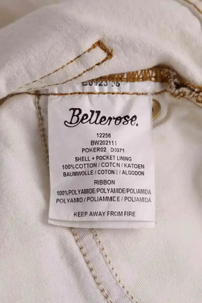 Jean droit Bellerose Beige en Coton