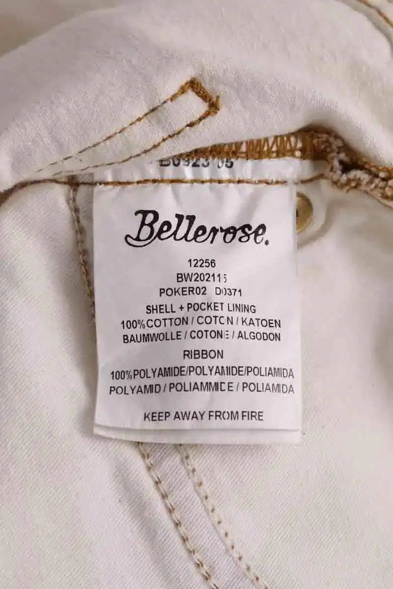 Jean droit Bellerose Beige en Coton