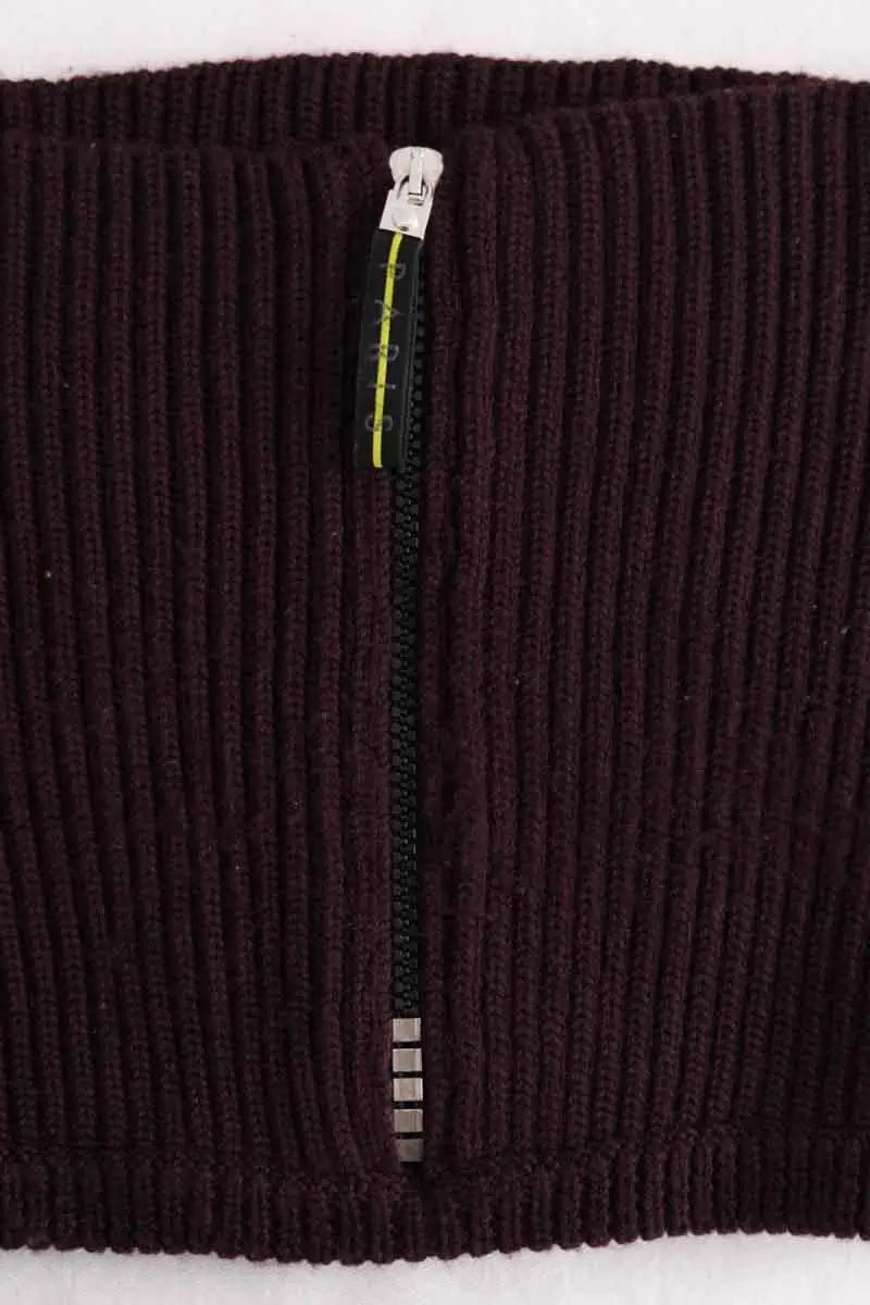 Col Kenzo Bordeaux en Laine
