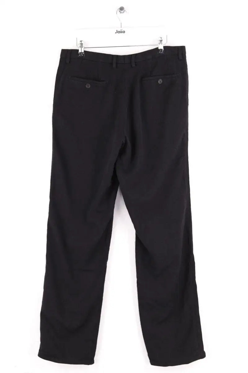 Pantalon droit Hugo Boss Noir en Laine