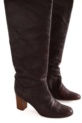 Bottes Chloé Marron en Cuir