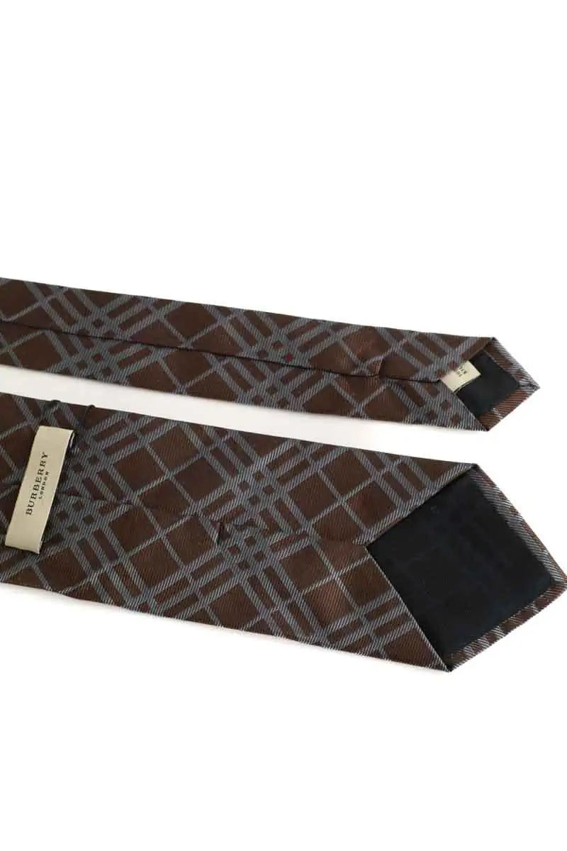 Cravate Burberry  Marron