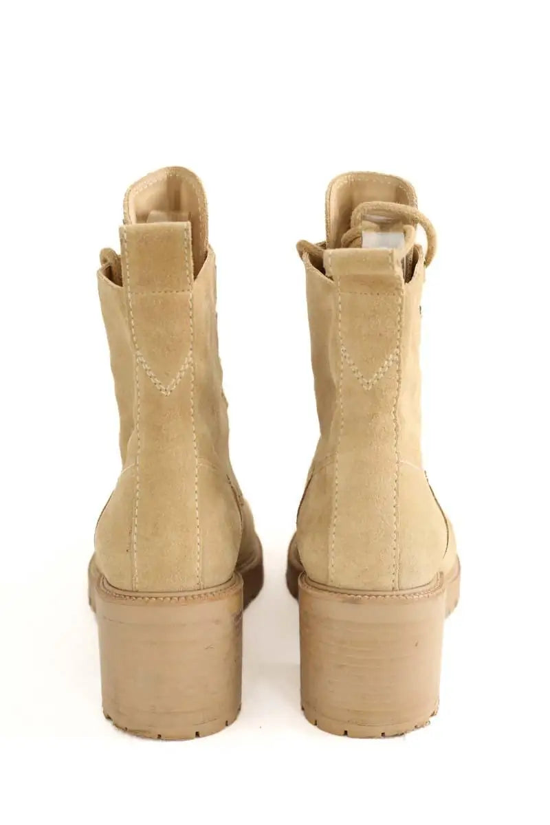 Boots à lacets Maje  Beige