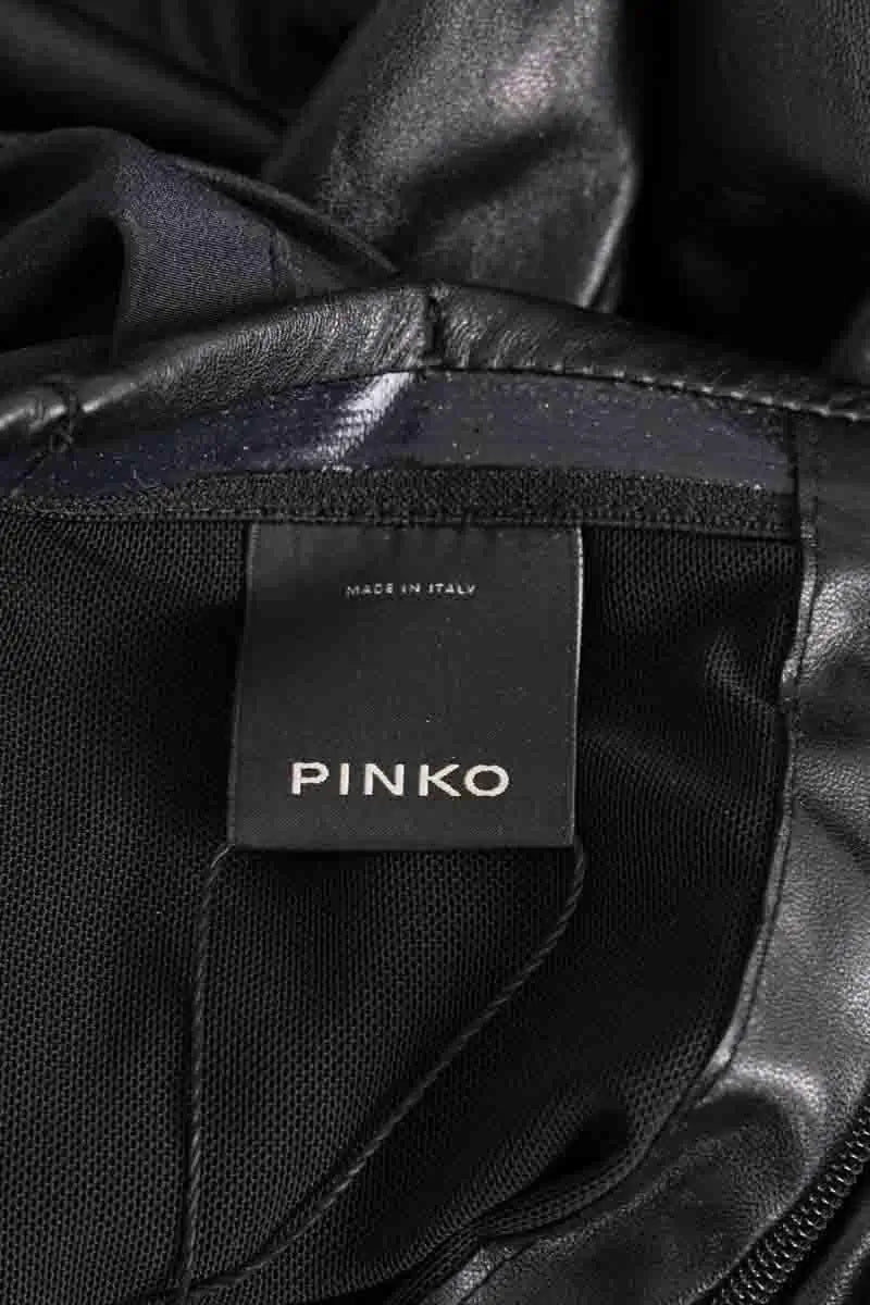 Robe Pinko Noir en Synthétique