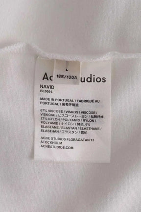 T-shirt Acne Studios Blanc en Viscose