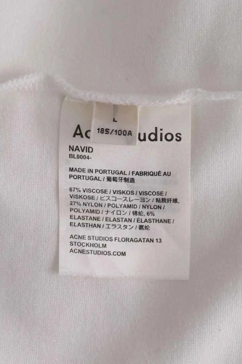 T-shirt Acne Studios Blanc en Viscose