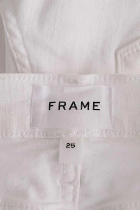 Jean bootcut Frame Blanc en Coton