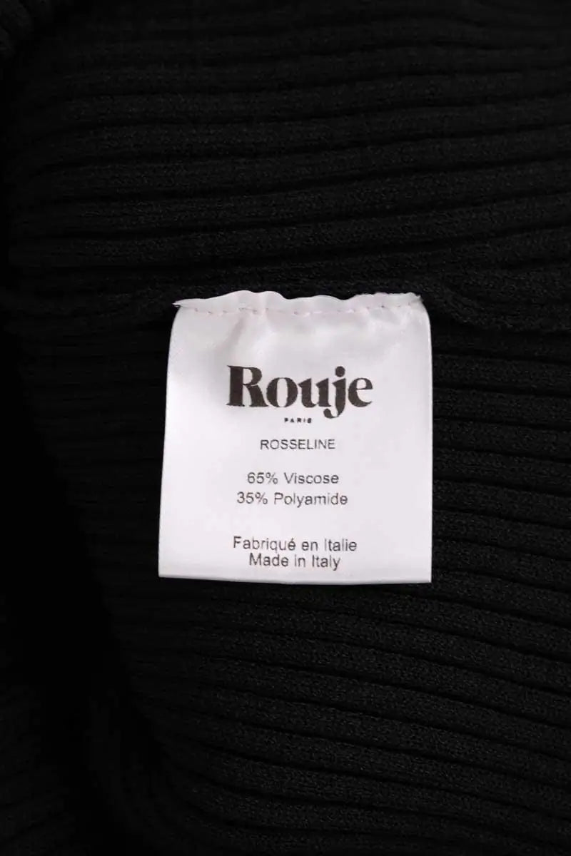 Robe Rouje Noir en Viscose