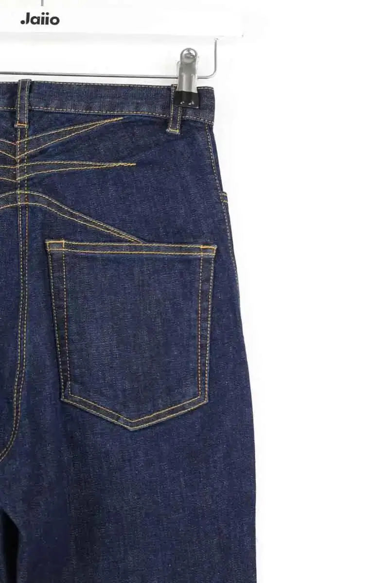 Jean bootcut Alaïa Bleu en Coton
