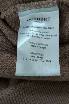 Sweatshirt Octobre  Marron
