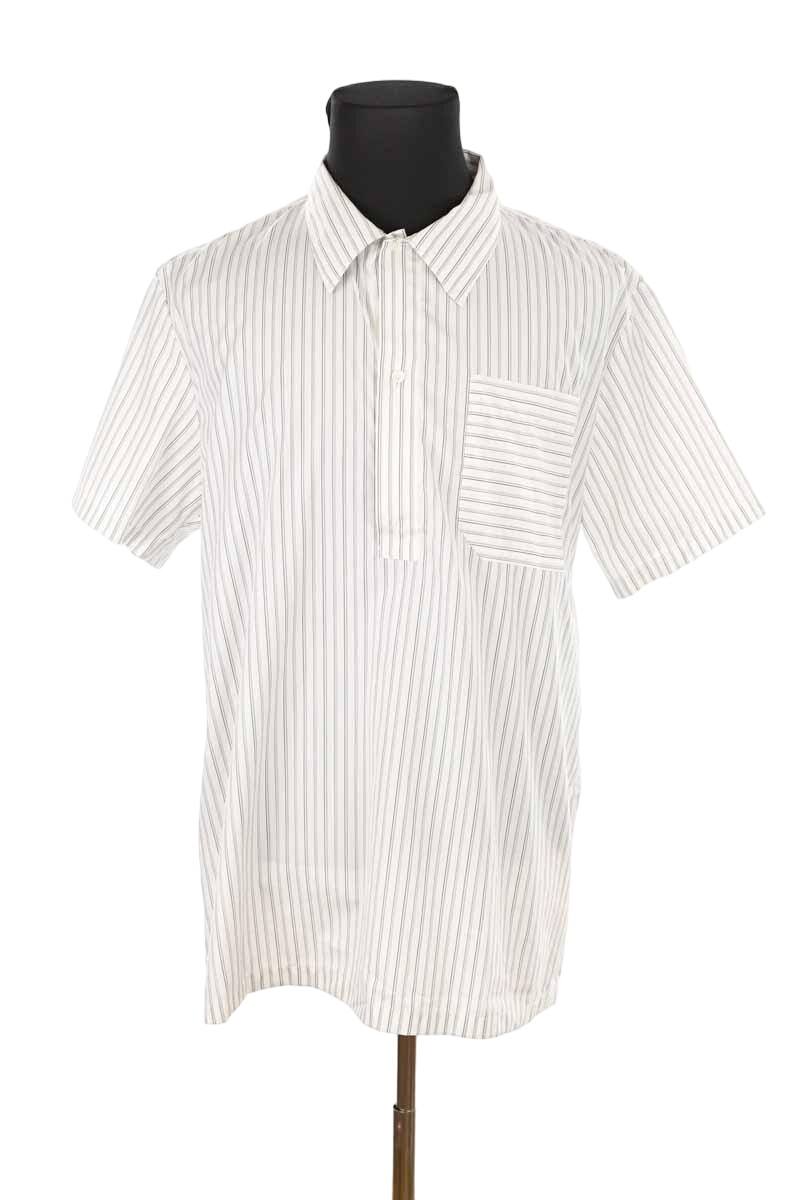 Chemise Mark Kenly Domino Tan  Blanc