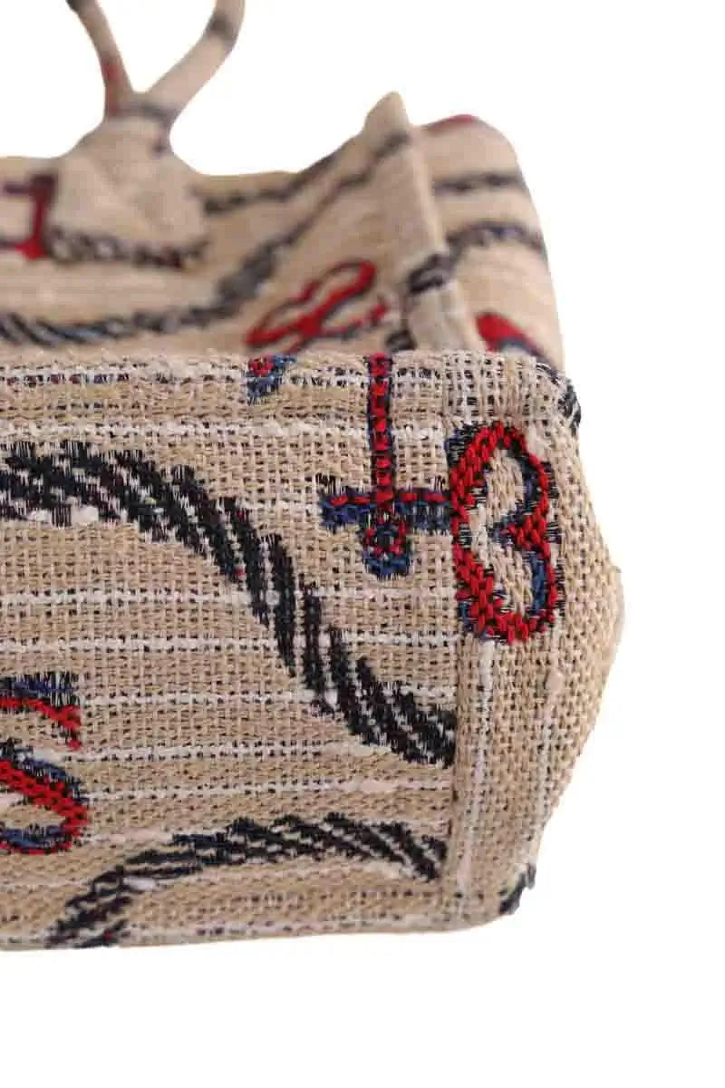 Cabas Sandro Beige en Tissu