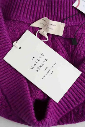 Mini short Sézane Lula Violet en Coton