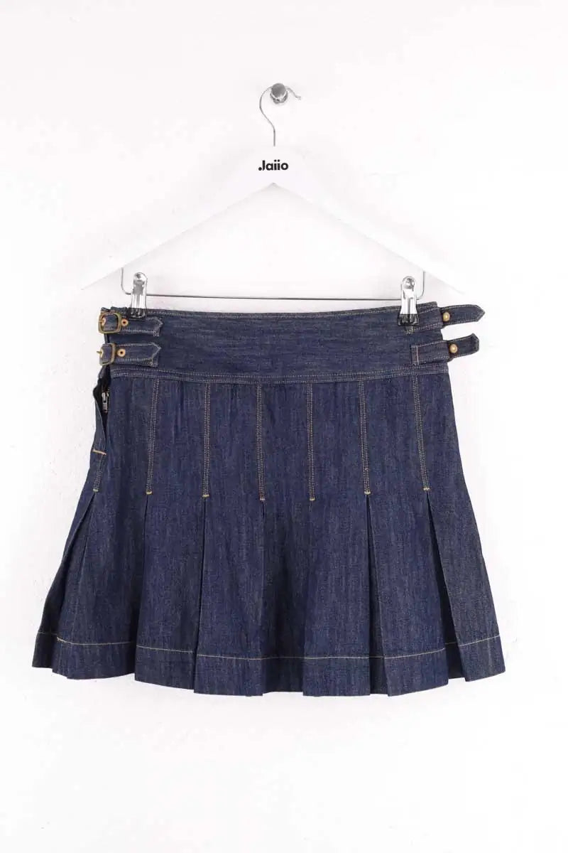 Mini jupe Ralph Lauren Bleu en Denim