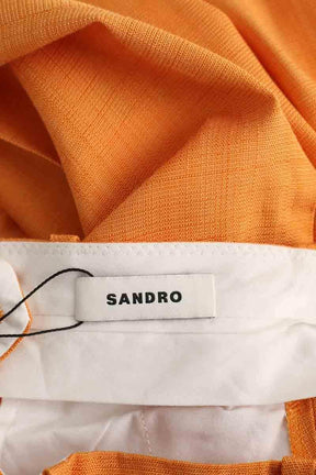 Pantalon large Sandro  Orange