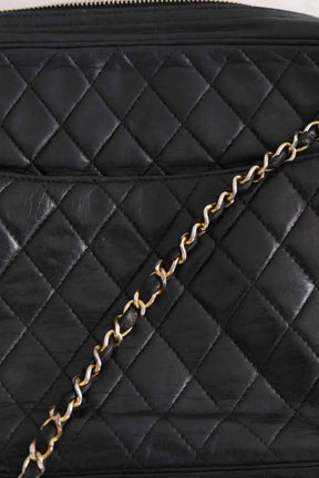 Sac porté épaule Chanel Camera Noir en Cuir