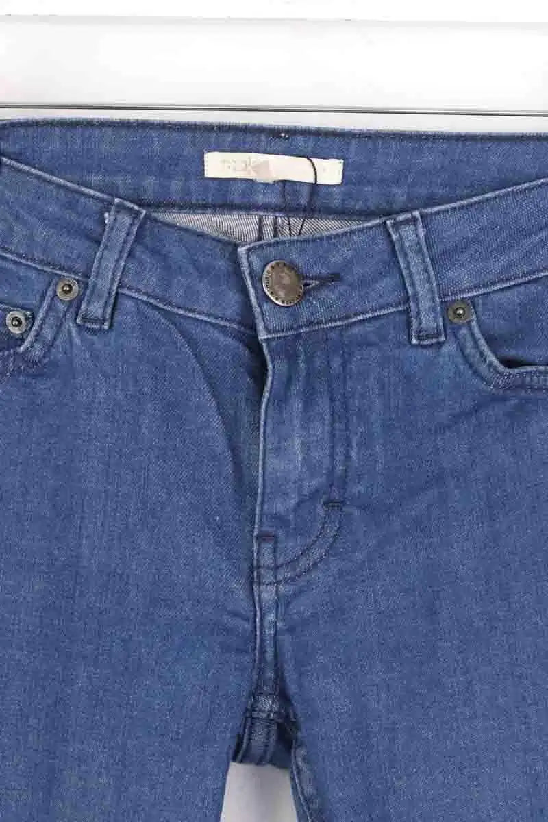 Jean slim Maje Bleu en Coton
