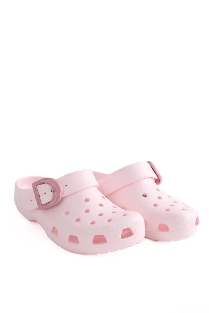 Sabots Crocs Rose en Plastique