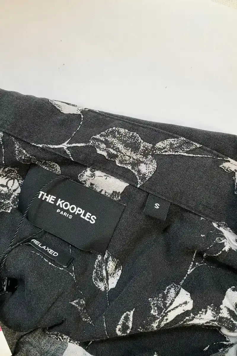 Chemise The Kooples Noir en Viscose