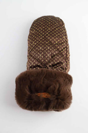 Gants Louis Vuitton  Marron
