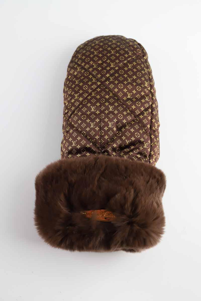 Gants Louis Vuitton  Marron