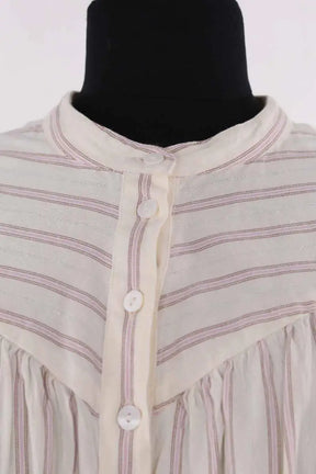 Blouse Des Petits Hauts Beige en Coton