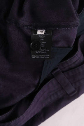 Pantalon droit Isabel Marant Violet en Coton