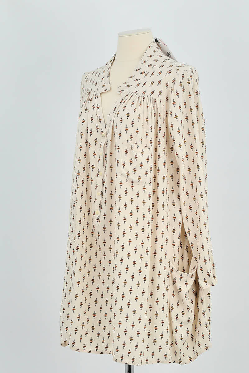 Mi-longueur Bash  Beige