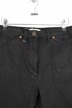 Jean large Tresse  Noir