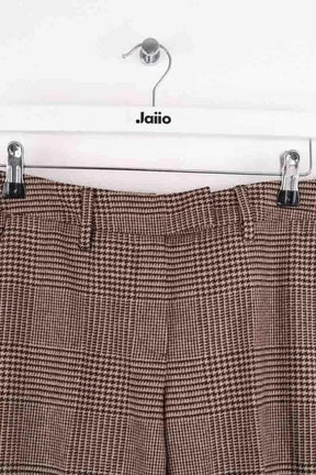 Pantalon droit Marella Beige en Laine