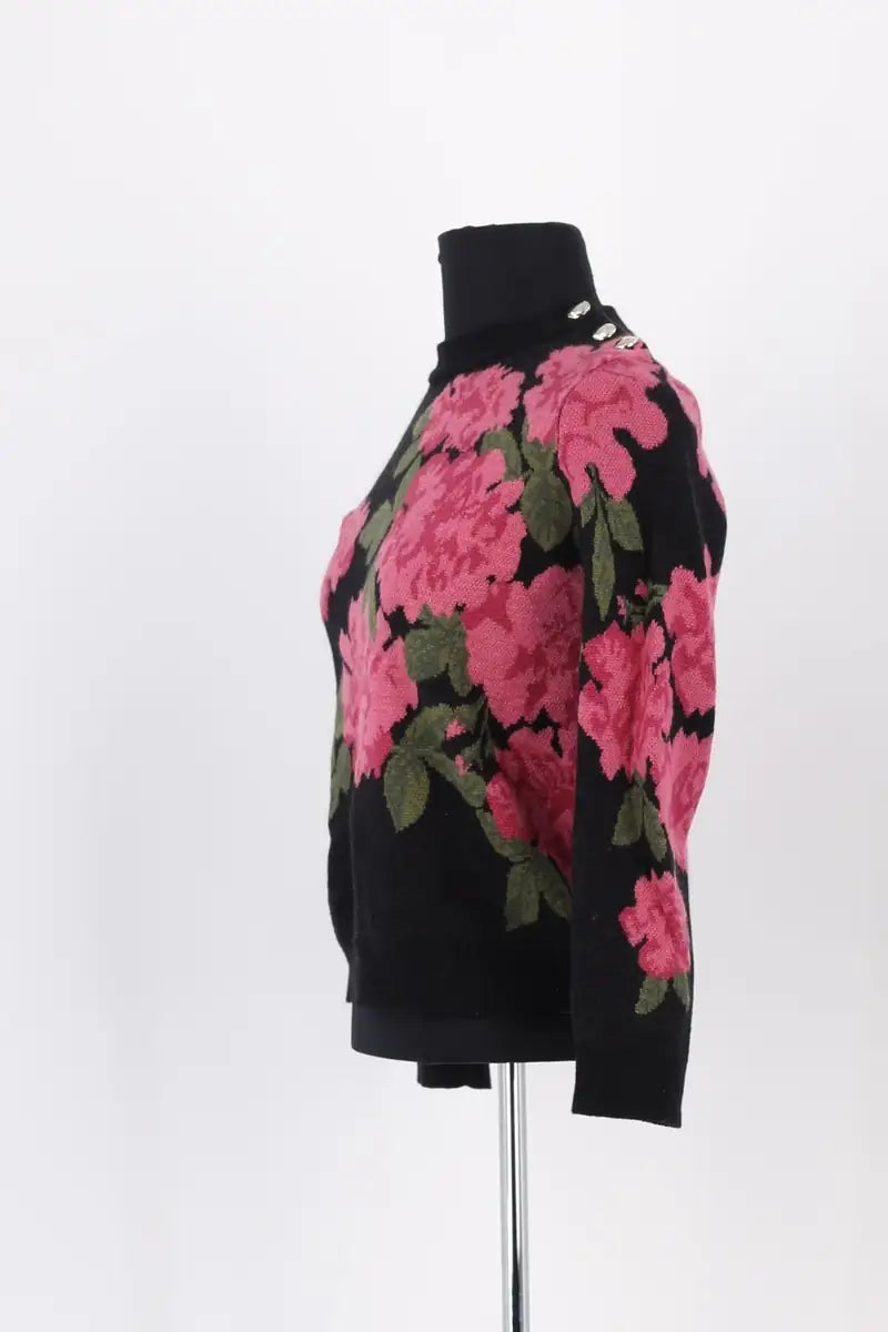 Pull Sézane Noir en Laine