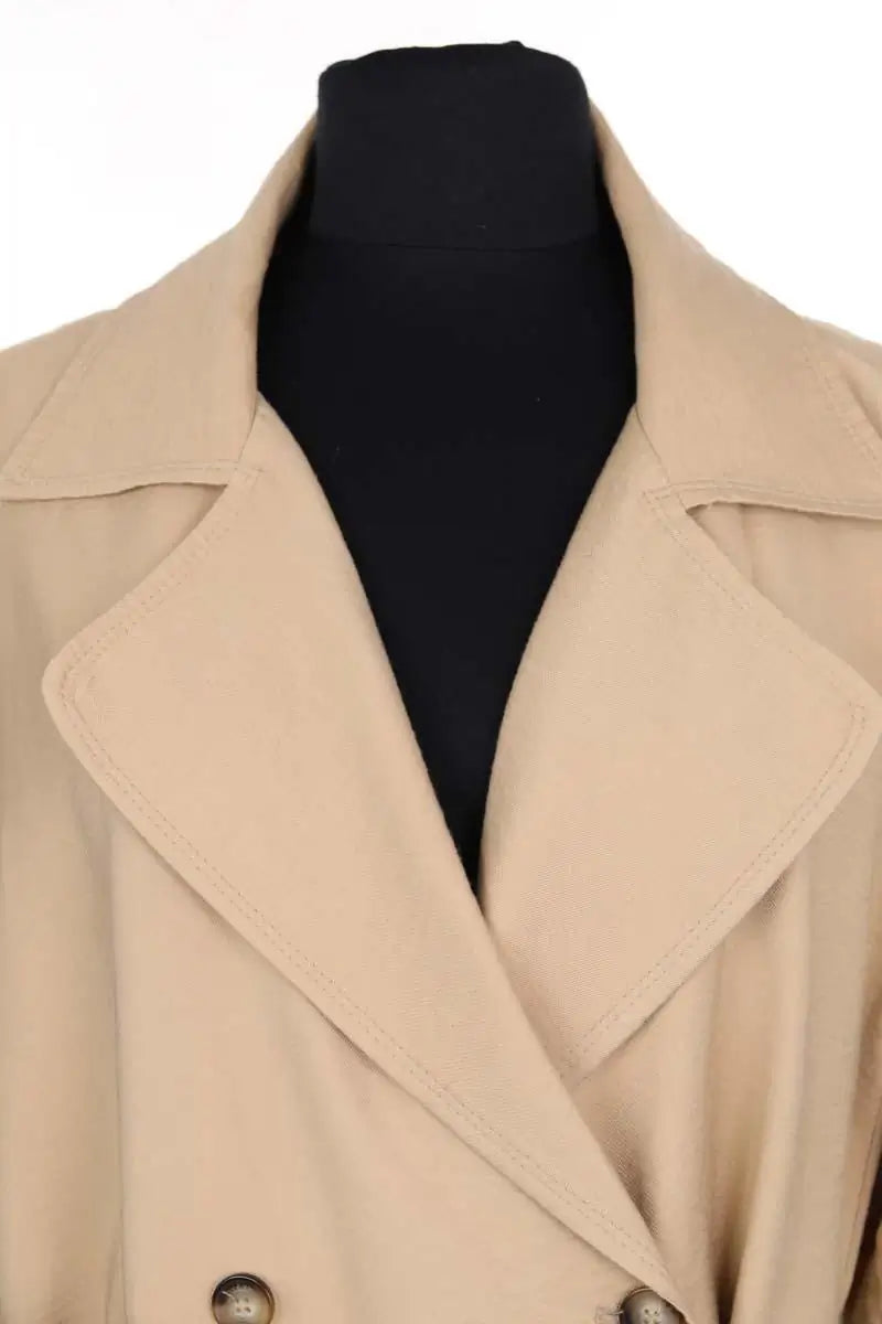 Trench-coat Ba&Sh Beige en Viscose