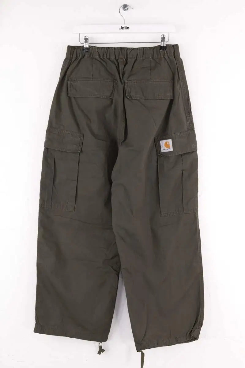 Pantalon droit Carhartt Kaki en Coton