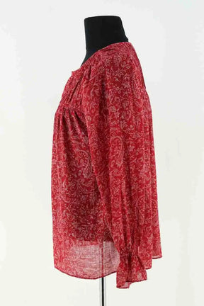 Blouse Ba&Sh Rouge en Synthétique