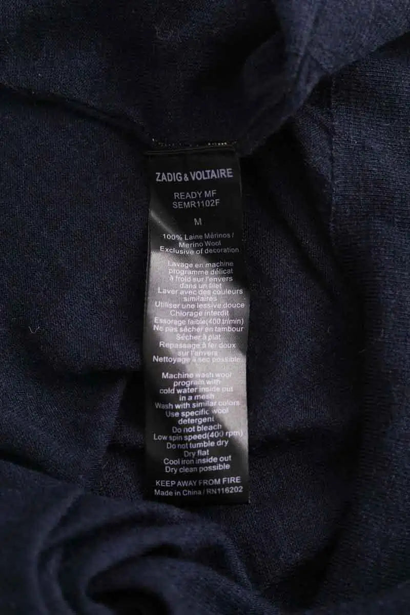 Pull Zadig & Voltaire Marine en Laine