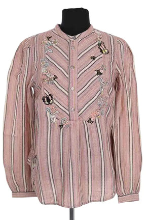 Chemise Zadig & Voltaire Rose en Coton, taille S - Seconde Main