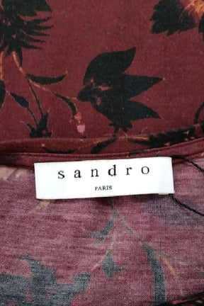 T-shirt Sandro  Bordeaux