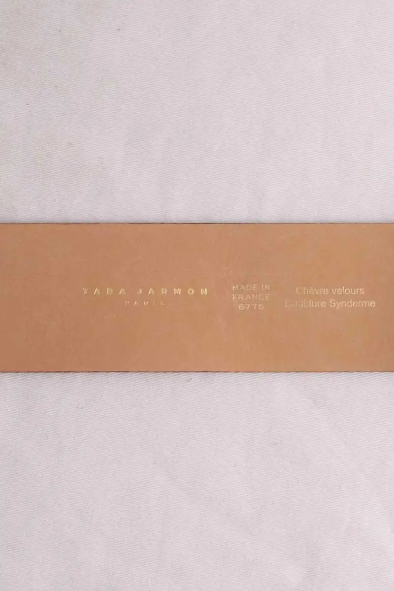 Ceinture Tara Jarmon Rouge en Daim